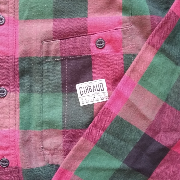 Marithe Girbaud Francois NWT Buffalo Check Flannel - Picture 10 of 13